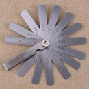 Steel Dental Metric Gauge Feeler Blade Ruler Precision Measuring Tool 0.1-0.5mm