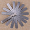 Steel Dental Metric Gauge Feeler Blade Ruler Precision Measuring Tool 0.1-0.5mm