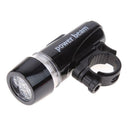 Bicycle Speedometer + 5 LED Mountain Bike Cycling Light Head + Rear Lamp