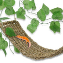 Reptile Lizard Lounger Bearded Dragon Hammock,Grass Fibers Hammock Bed For  D6D4