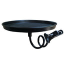 Car Food Tray PVC Dining Table Folding Cup Travel Round Drink Holder Clip Type