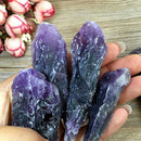 50 g Natural Purple Quartz Crystal Kyanite Stone