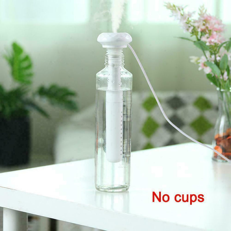 White USB Purified Air Mini Humidifier Portable Car Humidifier Portable P4O2