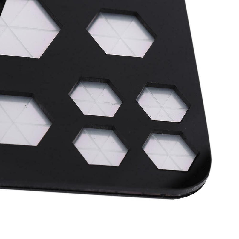 26holes Makeup Brush Drying Rack Brush Holder Cosmetics Makeup Tools Black