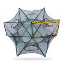 6 Sides 6 Holes Automatic Fishing Net NylonÃ‚Â Crab Fish Trap ShrimpÃ‚Â Cage (C) A