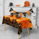 Pre-Cut Halloween Cotton Fabrics Kit Pumpkin Sewing Decorative DIY Curtains