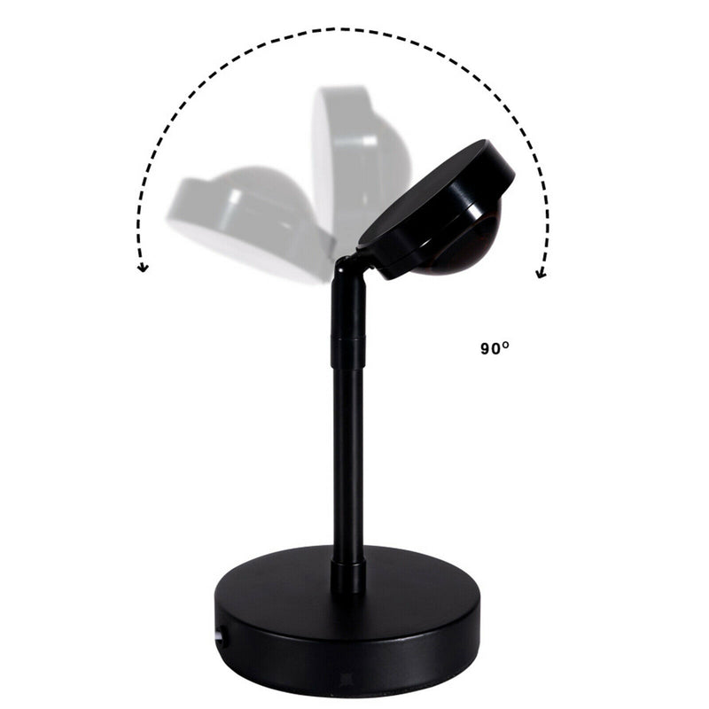 LED Projector Atmosphere Night Light Lamp USB Background Party Wall Decor