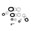 7 Pieces Stainless Steel Ceramic Ring Eye Ring Replacement Rod Repair Kit