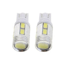 2pcs White Car Auto LED T10 W5W 10smd 5630 Side Light Bulb 12V Car-Styling