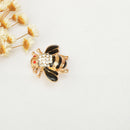 2Pcs Women Men Crystal Animal Honey Bee Brooch Pin Lapel Broach Jewelry Gift