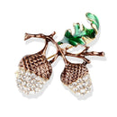 Rhinestone Pine Tower Brooches Women'S Alloy Plants Weddings Banquet Party
