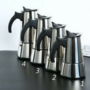 Stainless Steel Stovetop Moka Espresso Coffee Maker Pot Percolator 2 Cup