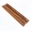 14 Pcs Wooden Crochet Hooks 3mm-10mm Smooth Bamboo Knitting Needles Set Weaving