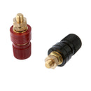 2PCS M8 Binding Post For Amplifier Professional Speaker Cable Banana Plug