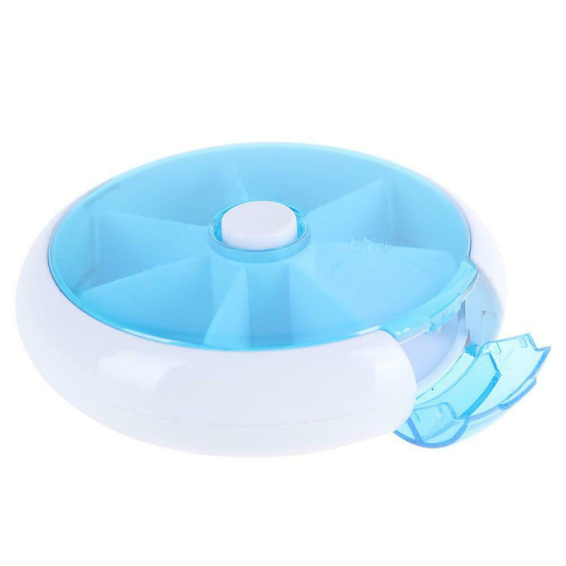 7Day One Week Round Portable Pill Case Medicine Box Storage Organizer(2)