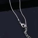 Crystal Heart Shape Pendant Softball Necklace College Charms Snak Chain