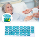 Pill Box Monthly 31 Days Medicine Storage Portable Case Folding Travel Use