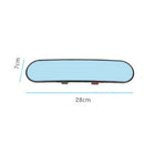 280x70Mm Car Universal Large Field Of Vision Rearview Mirror Anti-Glare Blu U6A9