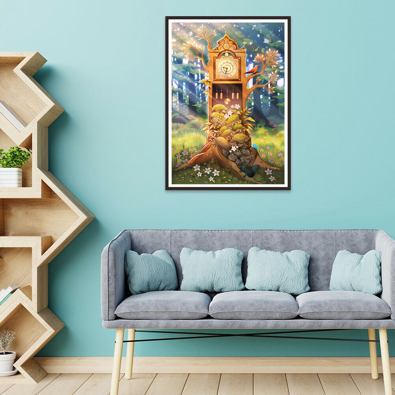 1000 Pieces DIY Tree Clock Puzzle Educational Learning Assembling Toys