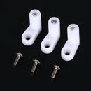 10pcs fixed plastic pcb mounting feet 20mm L type feet with screws M&O