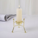Three-legged Geometric Candlestick Metal Candle Holder Desktop Shelf Decor