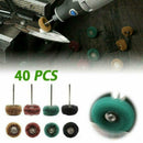 40X Durable Abrasive Wheel Buffing Polishing Wheel For Rotary Bit Set Drill J4G5