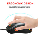 J900 RGB Lighting 6400 DPI Ergonomic 6 Button USB Programmable Gaming Mouse A