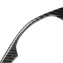 Carbon Fiber Car Interior Refit Steering Wheel Decorative Cover Trim For Ca U4E5