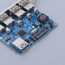 PCI-E to 4 Ports USB 3.0 Expansion Card, Interface USB 3.0 4-Port Express Card