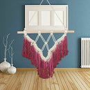 1X(Bohemian Hand-Woven Tassel Tapestry Newest Handmade Bead Macrame Wall Ha