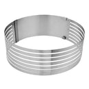 Stainless Steel Round Cake Layer Cutter Mold Cake Slicer Circle Cake Mold