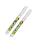 2PCS Marker White Bulk Oil-Ink Marker Pens Stationery 3mm Fine Tip Gift New