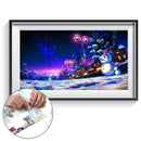 Picture Puzzles 1000 Pieces Snowman Assembling Puzzles Toys Holiday Gift