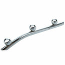 Wall Fixing Metal Clothes Towels Hanging Down Slant Bracket O6F6