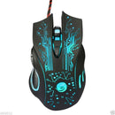 6 Buttons 5500 DPI USB LED Optical Wired Professional Gaming Mouse Mice For PC