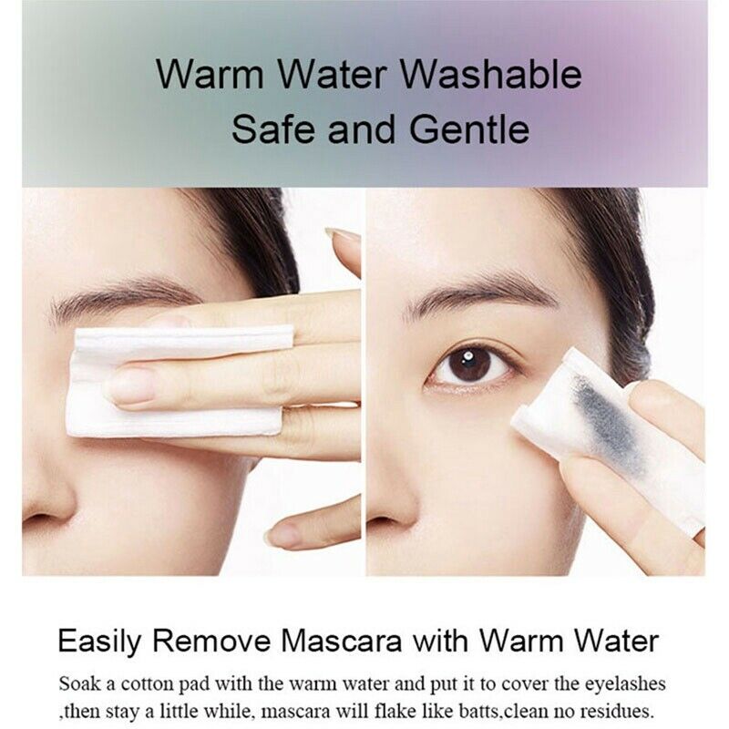 2Pcs Qic Mascara Maquillage Super Black Durable Waterproof Natural Thick Le G1L2