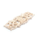 Rubber Wood Carved Applique Retro Furniture Crafts Decor New(22.5*8cm)