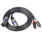1.5M Dual Rca Male To Xlr Male Cable 2 Xlr To 2 Rca Plug Adapter Hifi Stere