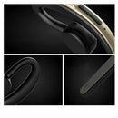 Handsfree Business Bluetooth Headphone With Mic Voice Control Wireless Blue L1Q6