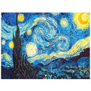 Van Gogh The Starry Night 5D Diamond Painting Kit Paint by Number Kits No Frame