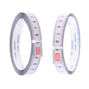 2 Pieces  Durable Miter Saw Track Tape Measure Backing Metric Steel Ruler Middle