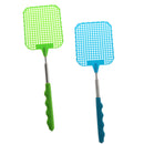 2pcs Fly Swatter,Telescopic Extendable Fly Swatter, Long Metal Handle, Green &