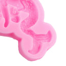 1pc pink Mermaid Silicone mold fondant mold cake decorating tools baking tool SE