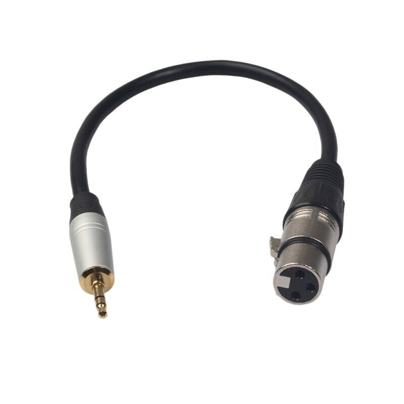Xlr 3Pin Female To 3.5Mm 1/8 Inch Trs Male Connector Audio Adapter Cable fo