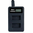 For Ahdbt-301 Go-Pro Hero3 Battery Usb Lcd Display Dual Port Charger For Go