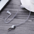 Anti-Radiation Headphones Air Tube Mono Stereo Headset Monaural 3.5mm Headp