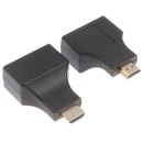 1Pair HDMI DualRJ45 CAT5E CAT6 ZTP LAN Ethernet HDMI Extender Repeater AdapterOZ