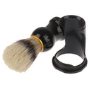 Men'S Shaving Brush Holder Stand & Hair Beard Brush Shaving Tools Wet Shavin Gw