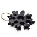 18 in 1 Portable Snowflake Shape Screwdriver Wrench Multi-tool For Outdoor Ride