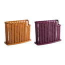 2Pcs/set Rattan Chopsticks Cage 3-Lattice Tableware Drain Holder Newest Useful